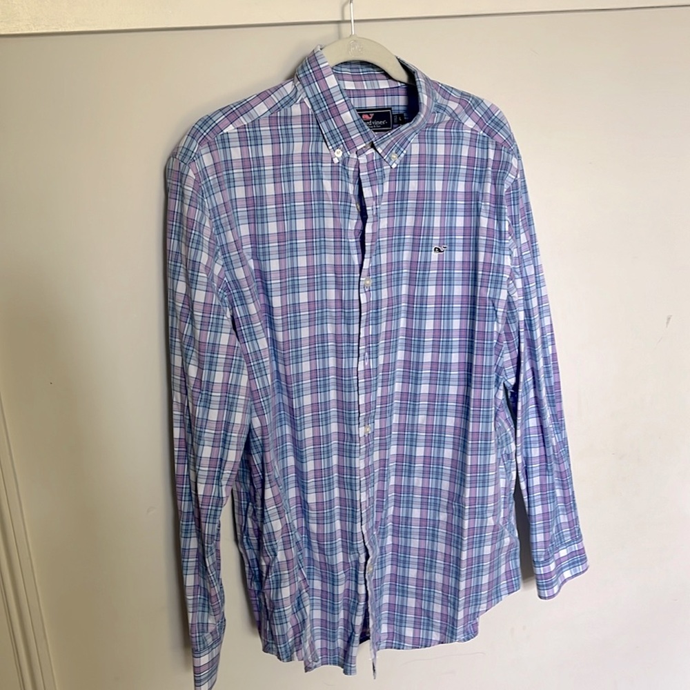 Vineyard Vines cotton long sleeve button down